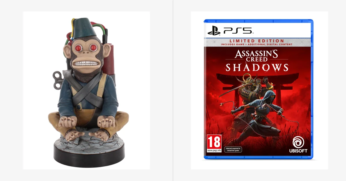 Desk display wins: Monkey Bomb holder or Assassin’s Creed Shadows?
