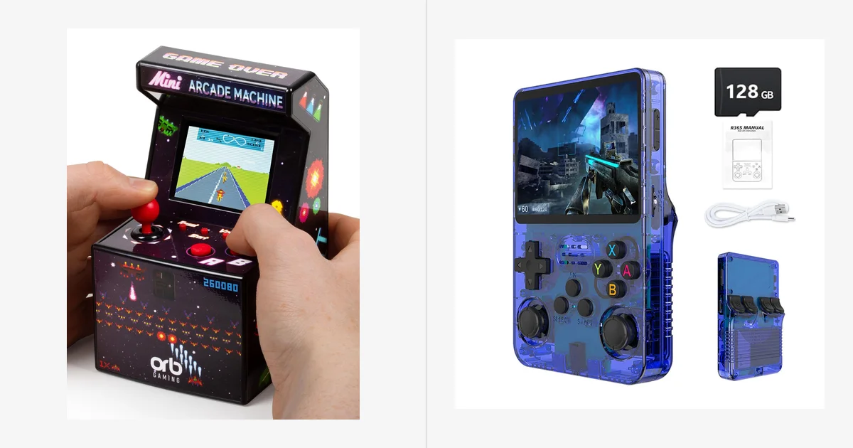 Cheap novelty or better handheld? Orb Gaming Mini Arcade vs R36S