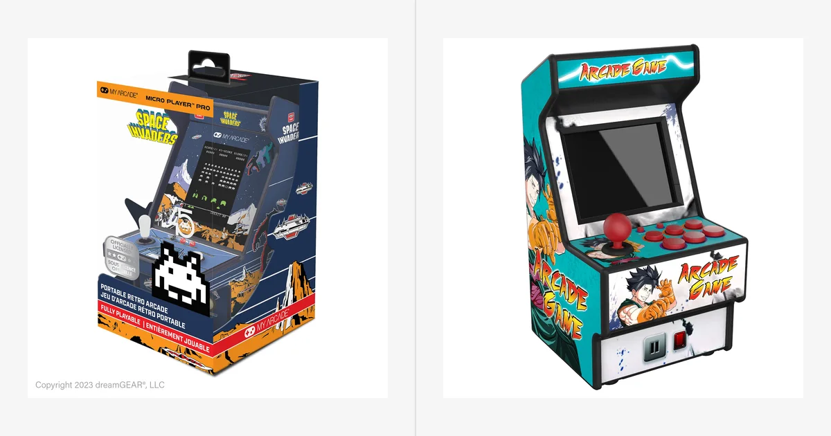 Premium nostalgia or more games per pound: which mini arcade wins?