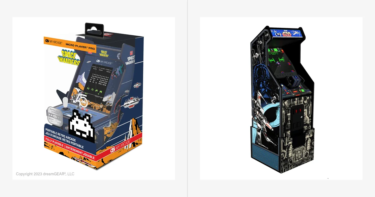 Tiny tabletop nostalgia or full-size arcade spectacle?