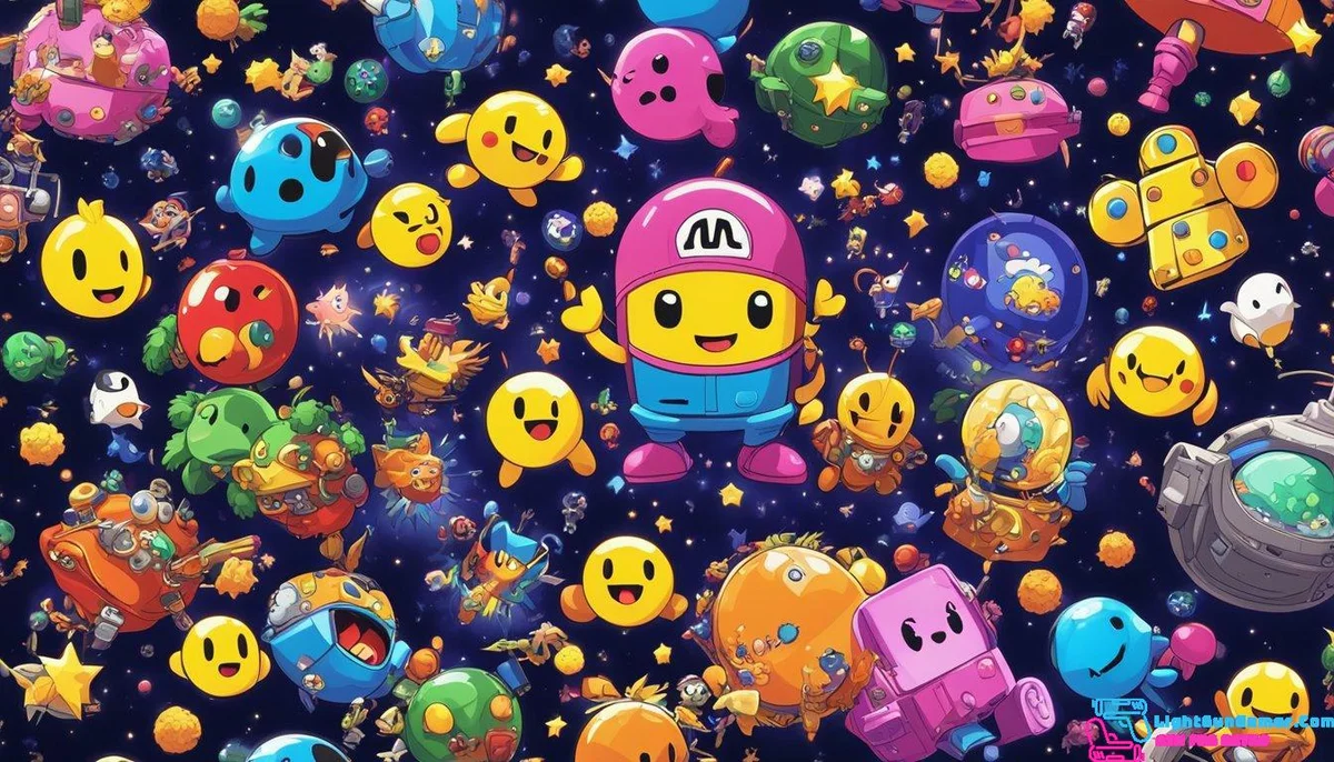 A collection of classic arcade games displayed on a PS3 screen, with vibrant graphics and nostalgic titles like Pac-Man and Space Invaders